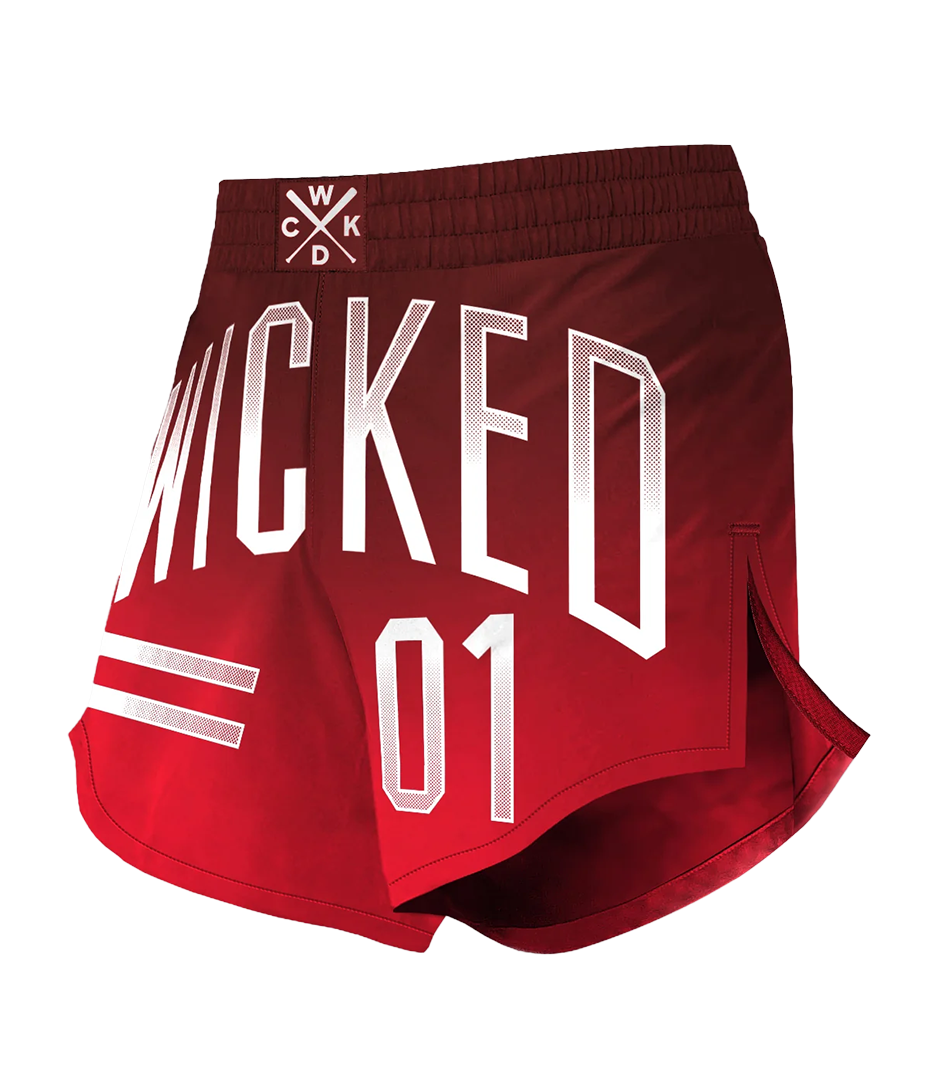 MMA Short ELEMENT SUPERBOWL Red